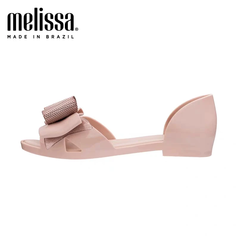 Melissa оригинальные женские сандалии с бантом Нескользящие Новинка лета
