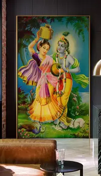 

[Self-Adhesive] 3D Indian Idol WG210 Wall Paper mural Wall Print Decal Wall Murals Belly