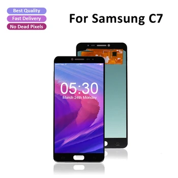

10pcs/lots For Samsung For Galaxy C7 C7000 Lcd Display Touch Screen Digitizer Assembly For Samsung C7 C7000 Screen Display LCD