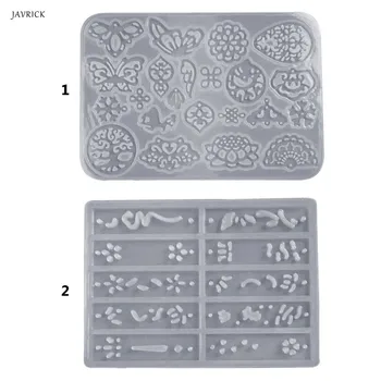 

Ancient Style Long Earrings Pendant DIY Crystal Epoxy Mold High Mirror Silicone Molds Jewelry Making