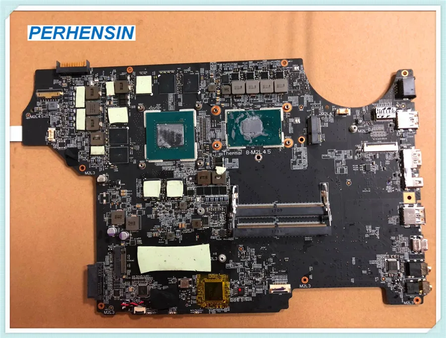 Для MSI GE72 GE62 GT72 GT62 PE60 Материнская плата ноутбука MS-16JC1 MS-16JC SR32Q I7-7700HQ GTX1070M REV 1,0 работают отлично