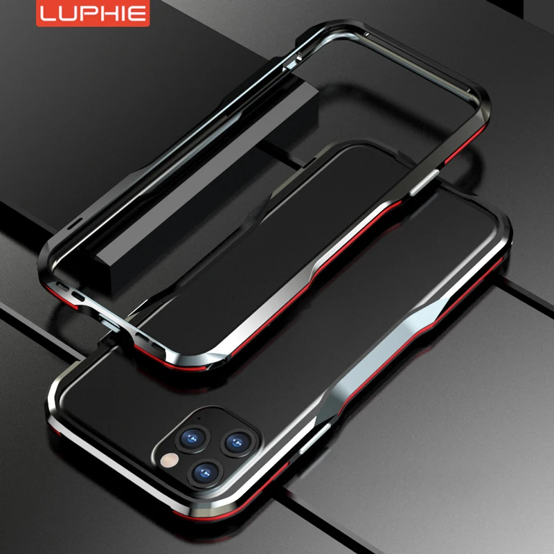

For iphone 11 Pro MAX 7 8 Plus X XR XS Case Luxury Cover Bumper Thin Hard 3D 360 Protective Shell Metal Bumper Aluminium Frame