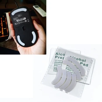 

Tiger Gaming Mouse Feet Skate for steelseries Rival 106 White Glides Curve Edge AXYF