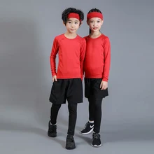 Детский спортивный комплект для бега, мужской спортивный костюм, Баскетбол Бег, одежда, колготки, тренажерный зал, тренировочная одежда для футбола