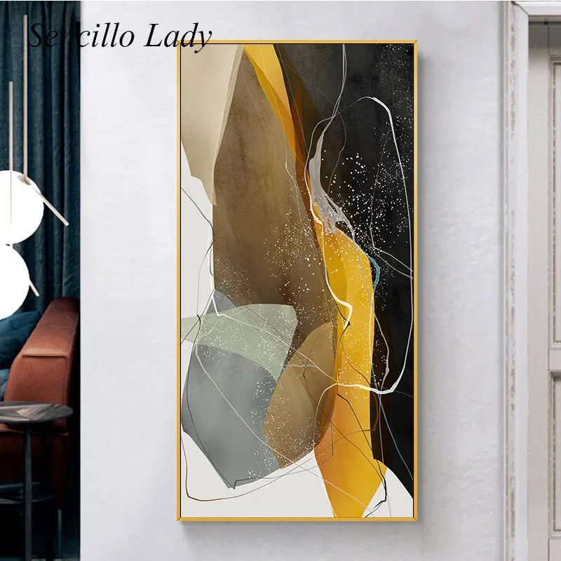 

Geometry Abstract Canvas Painting Contemporary Art Poster Minimalist Print Modern Wall Picture for Living Room Home Decoration