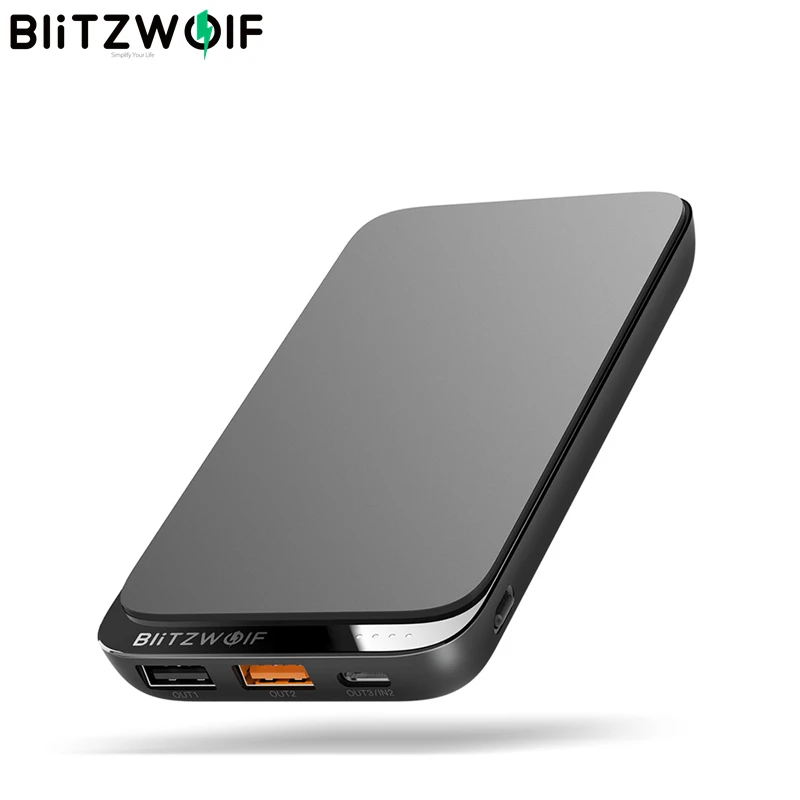 BlitzWolf BWP10 10000 мАч QC3.0 PD18W Power Bank 10 Вт Беспроводное зарядное устройство с 4 выходами для iPhone XS для выключателя для XIAOMI S10 S10 + BlitzWolf BWP10 10000 мАч QC3.0 PD18W Power Bank 10 Вт Беспроводное зарядное устройство с 4 выходами для iPhone XS для выключателя для XIAOMI S10 S10 +