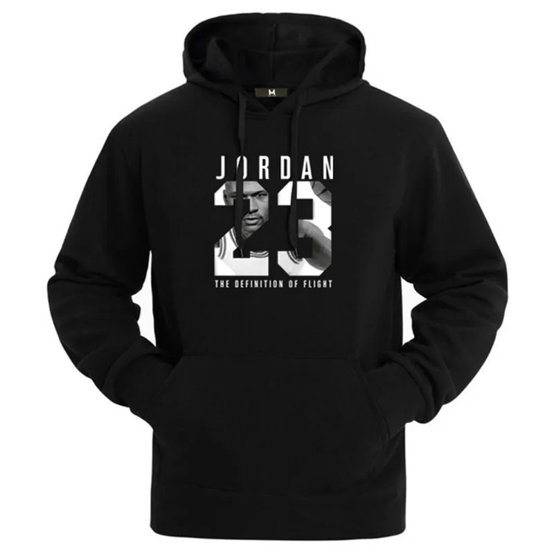 Goedkoop Hot 2019 Nieuwe JORDAN 23 Brief Afdrukken Sweatshirt Mannen Hoodies Fashion Solid Hoody Heren Trui Heren Trainingspakken Mannelijke Hoodie Jassen