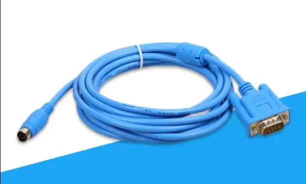 DOP-DVP Для Delta DOP-B series к DVP PLC 9-контактный штекер и круглый 8-контактный кабель 3 м |