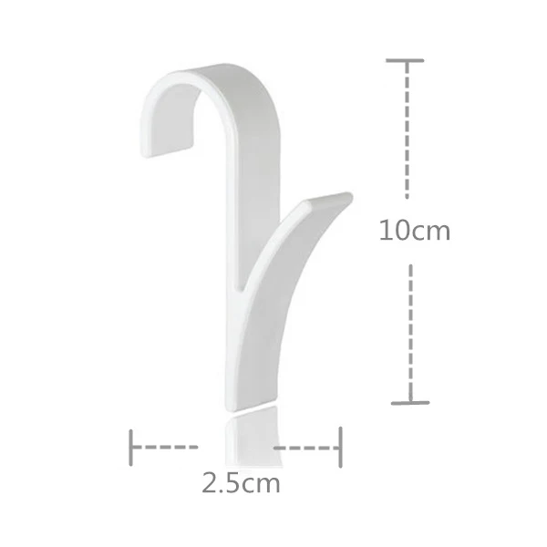 6pcs Towel Hanging Hook Door Storage Organizer Hanger for Heated Towel Kitchen Bathroom Home Accessories TB Sale