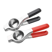 Соковыжималка для лимона термостойкая нержавеющая сталь ручная соковыжималка для Фруктов лимона с силиконовыми ручками Hogard