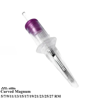 

BIGWASP 4th Generation Standard Transparent Tattoo Needle Cartridges 20Pcs/Box - Curved Magnum 5/7/9/11/13/15/17/21/23/25/27RM