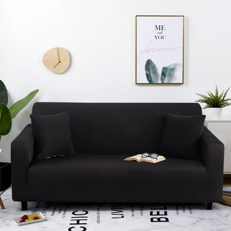 VIP LINK Plain Solid Sofa Cover Elastic Sofa Covers for Living Room Chair Couch Cover
