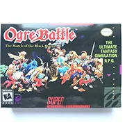 

Ogre Battle with box 16bit game cartridge US Version