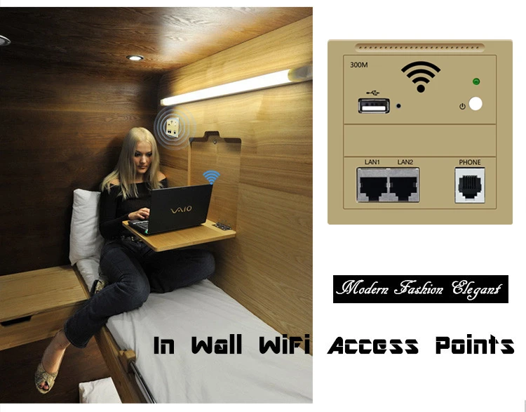 Wifi roteador de parede usb ponto acesso