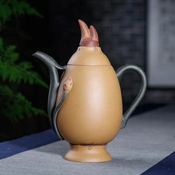 

Yixing recommended manual undressed ore section of mud and chlorite 480 ml magnolia flower pot of tea