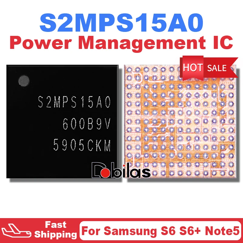 para Samsung Nota s6 G9200 s6 Mais G920f Bga Energia ic Gestão de Energia Fonte pm ic Circuitos Integrados Chipset Peças Lote S2mps15a0 1 Computers & Electronics