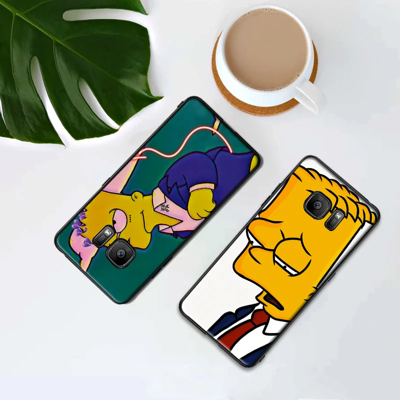 Чехол для samsung A10 A20 A30 A40 A50 A60 крышка A3 A5 6 2018 A8 A6 плюс MJ M40 Coque грустно Барт | Мобильные