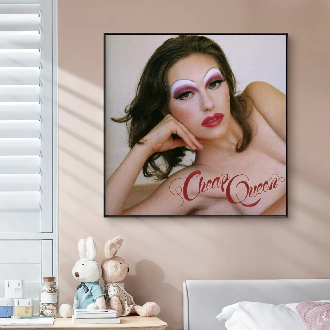 King Princess Cheap Queen Music Album Cover Canvas Poster Hip Hop Rapper Pop Music Celebrity Wall Painting Art Decoration