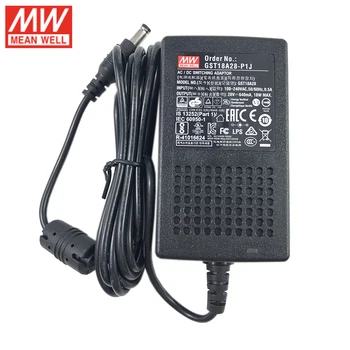 

GST18A28-P1J MEAN WELL Desktop Adaptor 110V/220V AC to 28V DC 0.64A 18W Meanwell Level VI Adapter Switching Power Supply