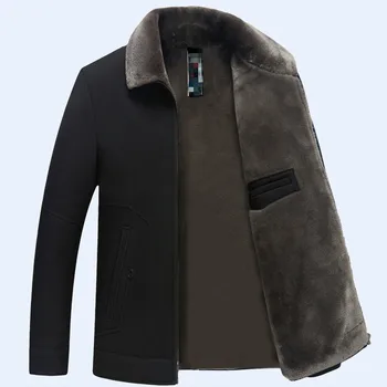 

Fashion Autumn Warm Fake Fur Fluffy Jacket Big Size Velvet Thick Mens Black Oversized Jacket Winter Clothing Faux Fur Coat Male