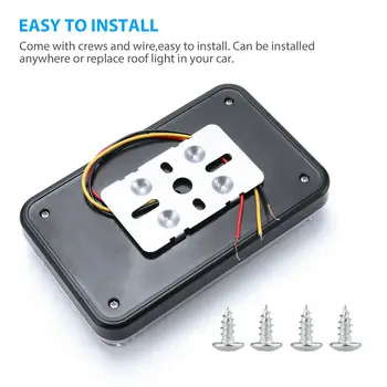 

2pcs Car Roof Light With Mount Screws New 12V 36 LED Car Vehicle Interior Dome Roof Ceiling Reading Trunk Light Lamp