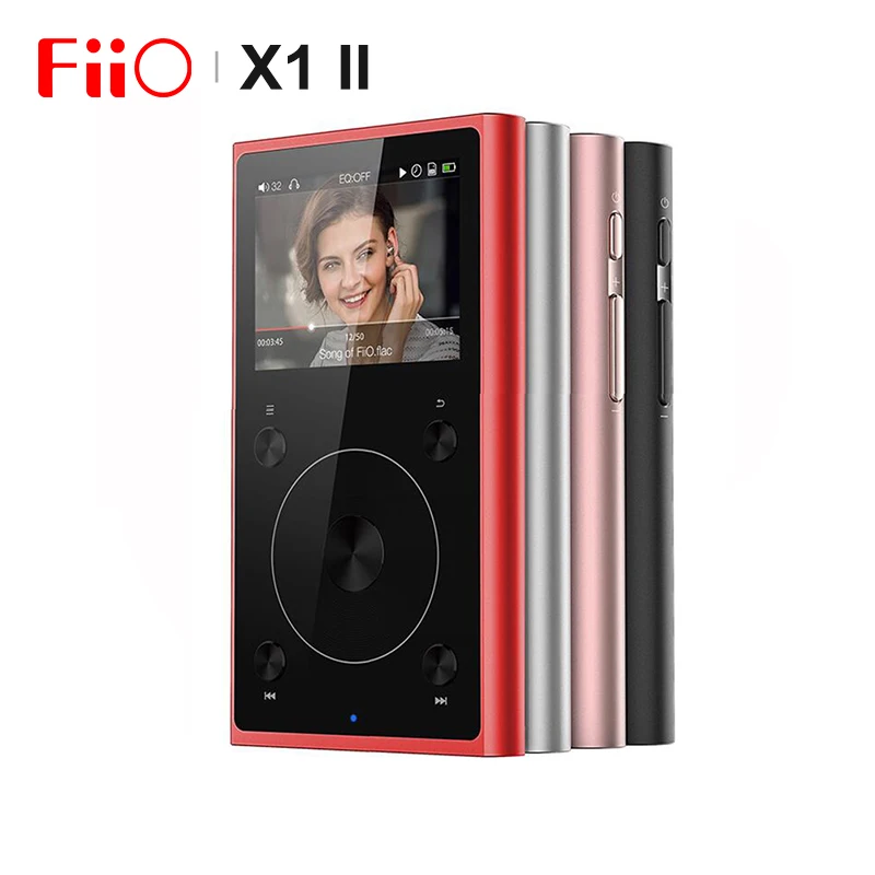 Портативный музыкальный плеер Fiio X1 II 2 го поколения Bluetooth 4 0 высокое разрешение