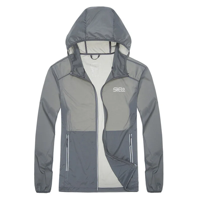 Rain Jacket Men Waterproof Sun Protection Clothing Fishing Camping