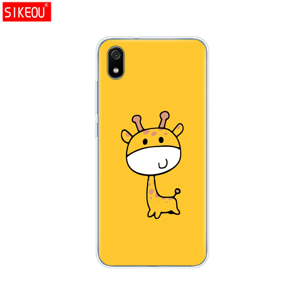 Силиконовый чехол для xiaomi redmi 7a, чехлы с полной защитой, мягкая задняя крышка из ТПУ для redmi 7 a, бампер hongmi 7a, чехол для телефона - Цвет: 33725