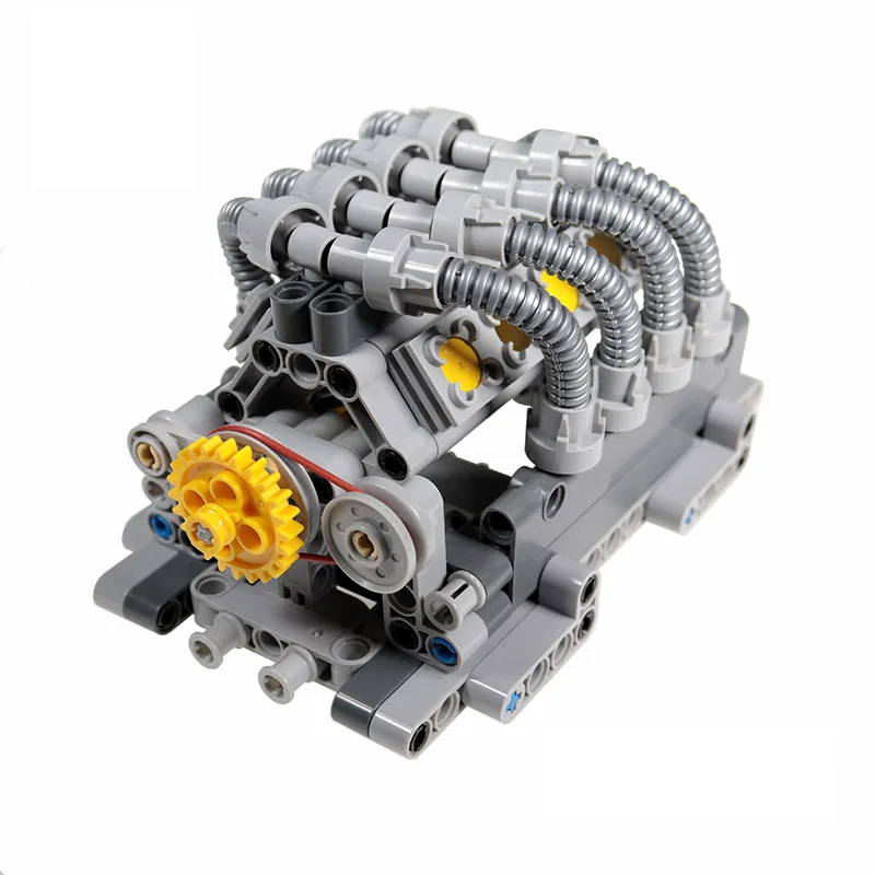 Engine Model Building Kit | Engine | V8 Engine Kit - Moc - Aliexpress