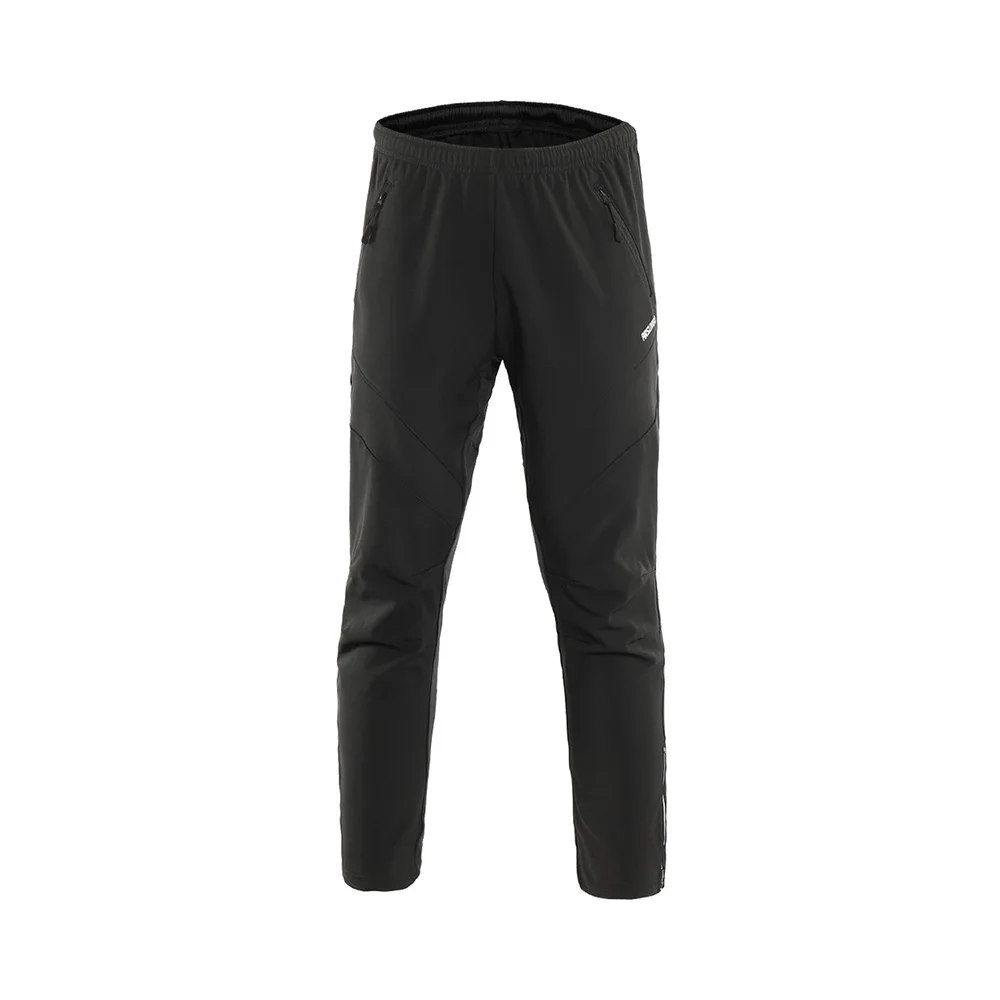 ARSUXEO, мужские зимние штаны для велоспорта, теплые, ветрозащитные, много видов спорта, для верховой езды, одежда для велосипеда, рыбалки, фитнеса, 18Z - Цвет: black