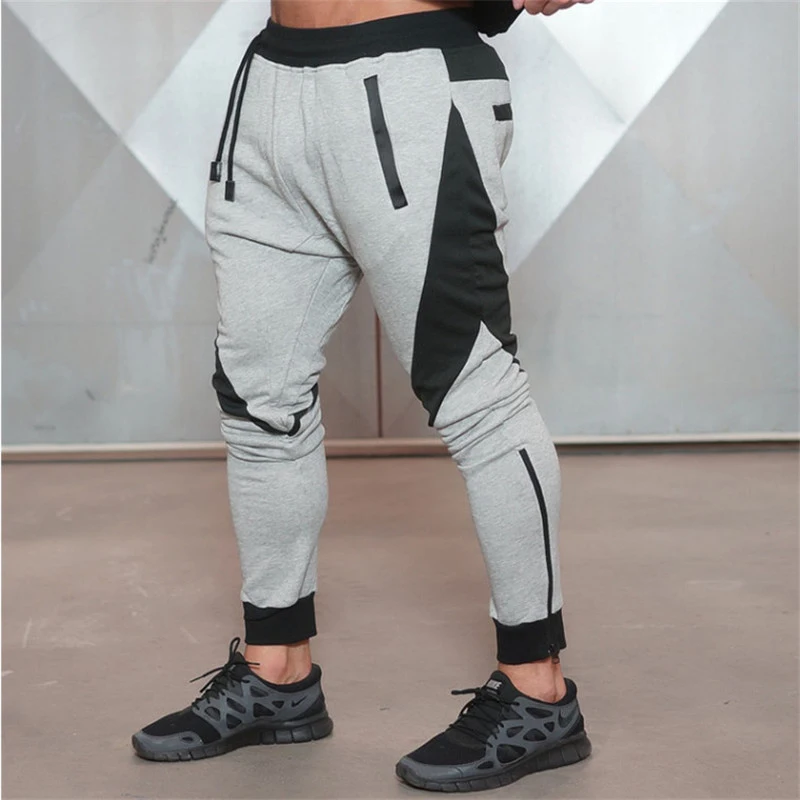 Rainbowtouches Pant 2022 New Gym Sport Training Men Trousers Slim Splicing Cotton Casual Fitness Sport Pants Superior Quality 8