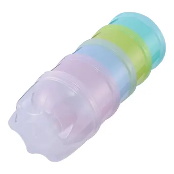 

Milk Powder Box Baby Milk Powder Subpackage Box Portable Baby Milk Powder Separate Boxes (Colorful, Four-Layer Style)