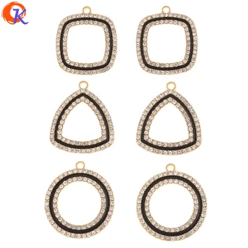 

Cordial Design 40Pcs Jewelry Accessories/Charms/Earrings Connectors/Hand Made/DIY Making/Earring Findings/Rhinestone Pendant