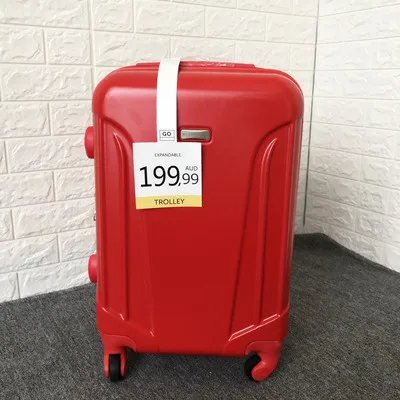 Red Vnelstyle 2" 24" 2" дюймов ABS дешевый багаж на колесиках набор расширяемая тележка дорожная сумка набор с колесиками - Цвет: Red