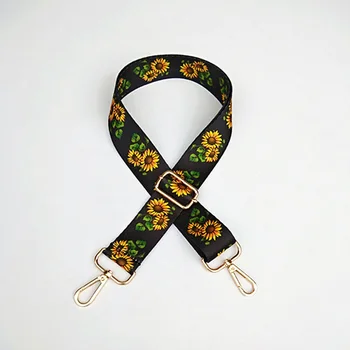 

Handbag Ribbon Ethnic Style Thicken Style Shoulder Bag Strap Cute Fabala Gold Buckle RFID Blocking Crossbody Adjustable Belts