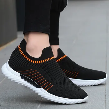 

OLOME Classic Men's Casual Shoes Light Breathable Hard-Wearing Male Sneakers Outdoor Walking Shoes Zapatos Casuales