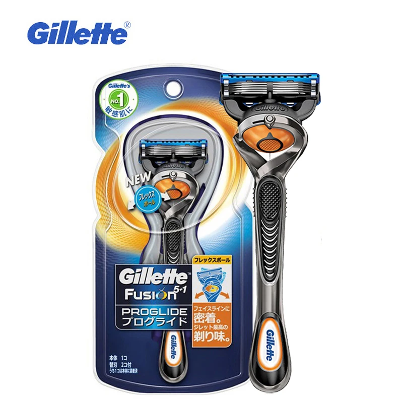 Gillette Fusion ProGlide Shaving Razor Blades For Men Safety Razors Original Face Beard Shaver Blade Sharp Refills 1Handle2blade|Бритва| |