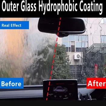 

Automotive glass care Waterproof Rainproof Anti-fog Agent Glass Hydrophobic Nano Coating Spray For Car Windscreen Bathroom Glass