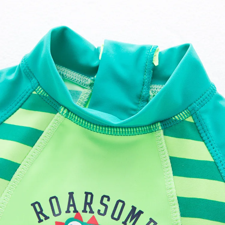 

One-piece Swimsuit for Children Baby Infant BOY'S Handsome Swimwear Dinosaur Beach Sun-resistant Surfing Suit