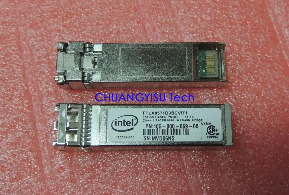MVD06NS Quanta T41S-2U Intel 10G SFP+ двухпортовый 82599ES 3JF03MA00D0, MVD06NS, FTLX8571D3BCVIT1 - Цвет: MVD06NS