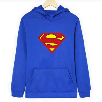 

2019 New Brand superman Hoodies men high quality Long sleeves Casual men Sweatshirt Hoodies marvel print Hoodie Tracksuits male