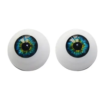 

1pair Easy Use Reborn Doll Eyes Simulation Stuffed Toy BJD Acrylic Mini Craft Realistic DIY Eyeballs Half Round Accessories