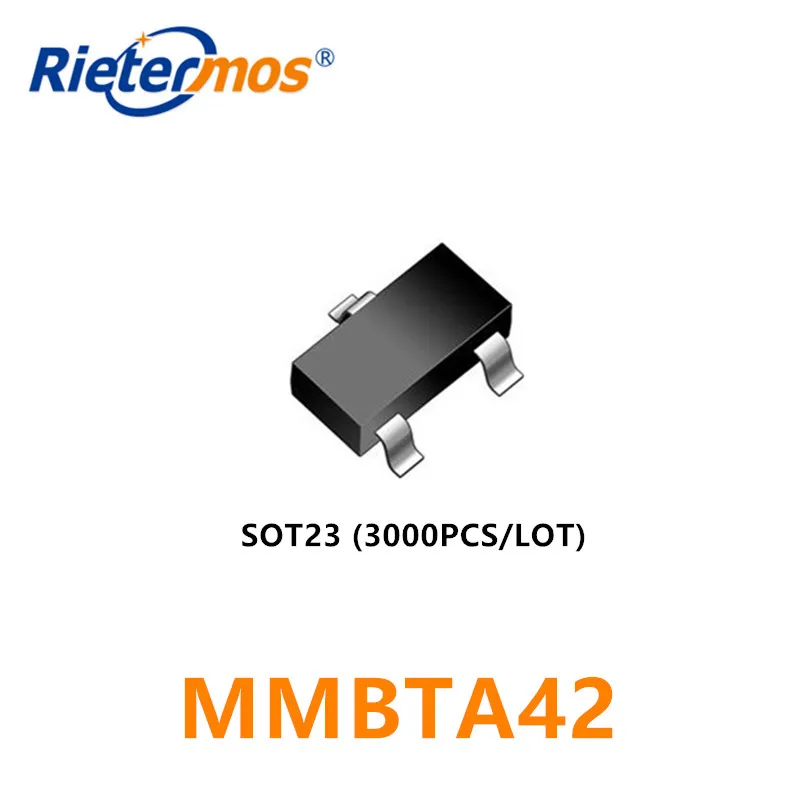 3000 шт. MMBTA42 SOT23 A42 SOT23 ID NPN 300MA 300 В SMD Бесплатная доставка