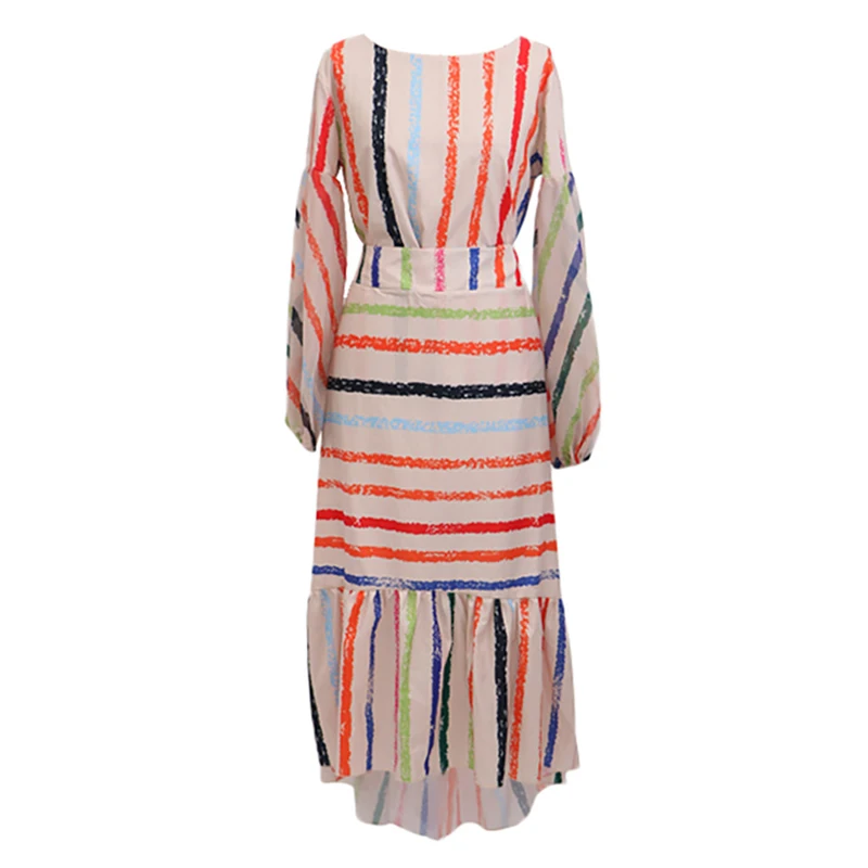 SKU图片_Free_Ostrich_Womens_Summer_Maxi_Long_Dress_Party_Dresses_Long_Lantern_Sleeve_Striped_O_Neck_Ru