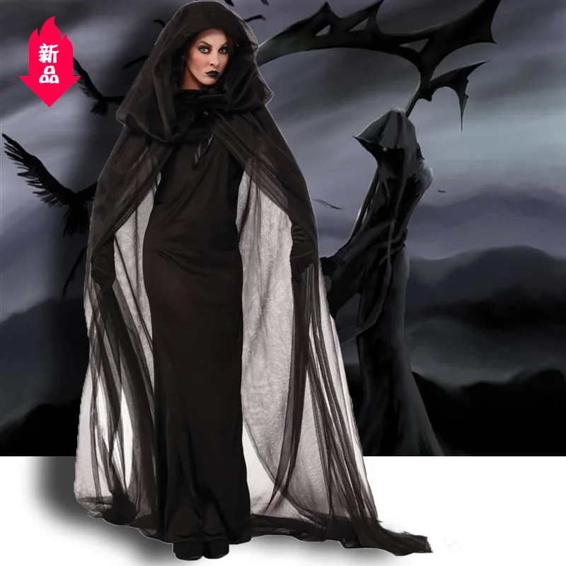 

Halloween costume night wandering soul female ghost witch death robe nightclub carnival party ds clothing