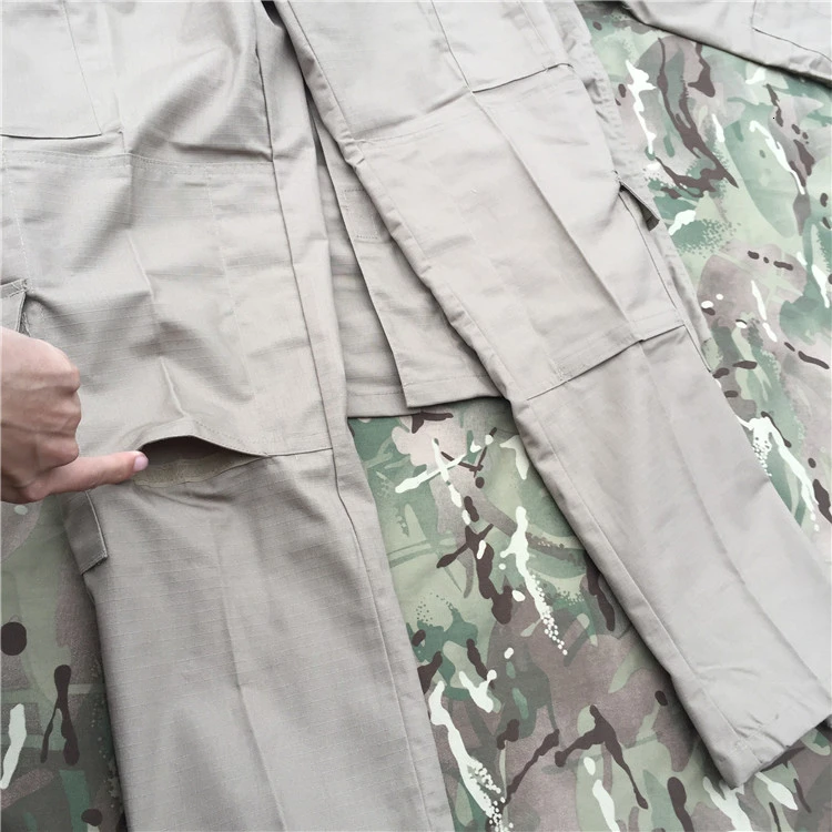 Camouflage Training Uniform Jacket Pants Suits Outdoor CS Shooting Camping