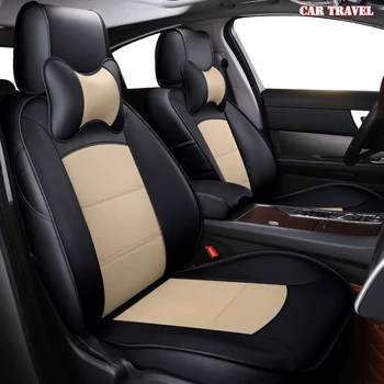 

CARTRAVEL Custom leather car seat cover for Dodge Caliber Avenger Journey Challenger Charger Automobiles Seat Covers