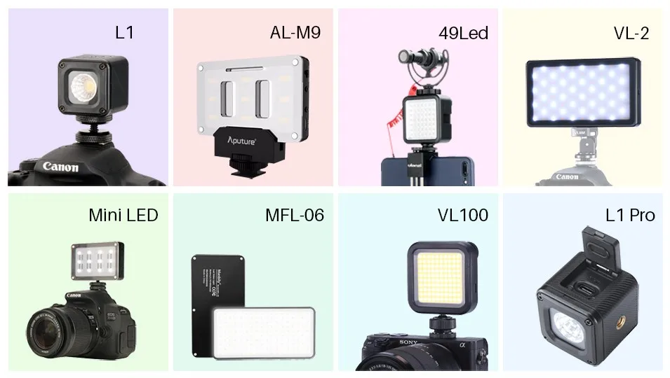 Manbily MFL-03 светодиодный видео видеоблоге светодиодный фотостудия 96 Светодиодный заполнения освещение 3500 K-5700 K для Canon Nikon sony цифровых зеркальных камер