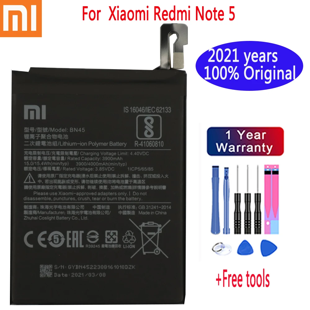 Аккумулятор для телефона Xiaomi BM47 сменная батарея Redmi 3 3S 3X 4X pro Note 5 5A Pro Mi 5X BM22 BN43 BN45