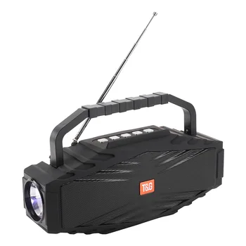

LED Portable Bluetooth Speaker Waterproof Wireless Speaker Subwoofer Outdoor Colum Loudspeaker Stereo Music Surround TF FM Radio